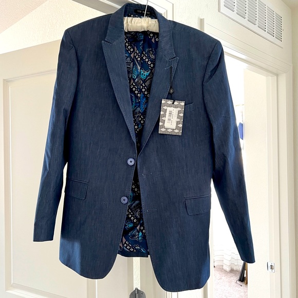 NWT Ted Baker London Debonair Denim Jacket - Picture 1 of 10